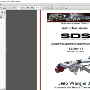 Jeep Wrangler JK Ripp SDS Instructions Manual - PDF DOWNLOAD
