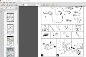Jeep Wrangler JK Trailer Wiring Harness Diagram Manual - PDF DOWNLOAD