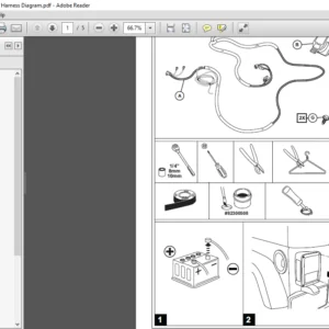 Jeep Wrangler JK Trailer Wiring Harness Diagram Manual - PDF DOWNLOAD