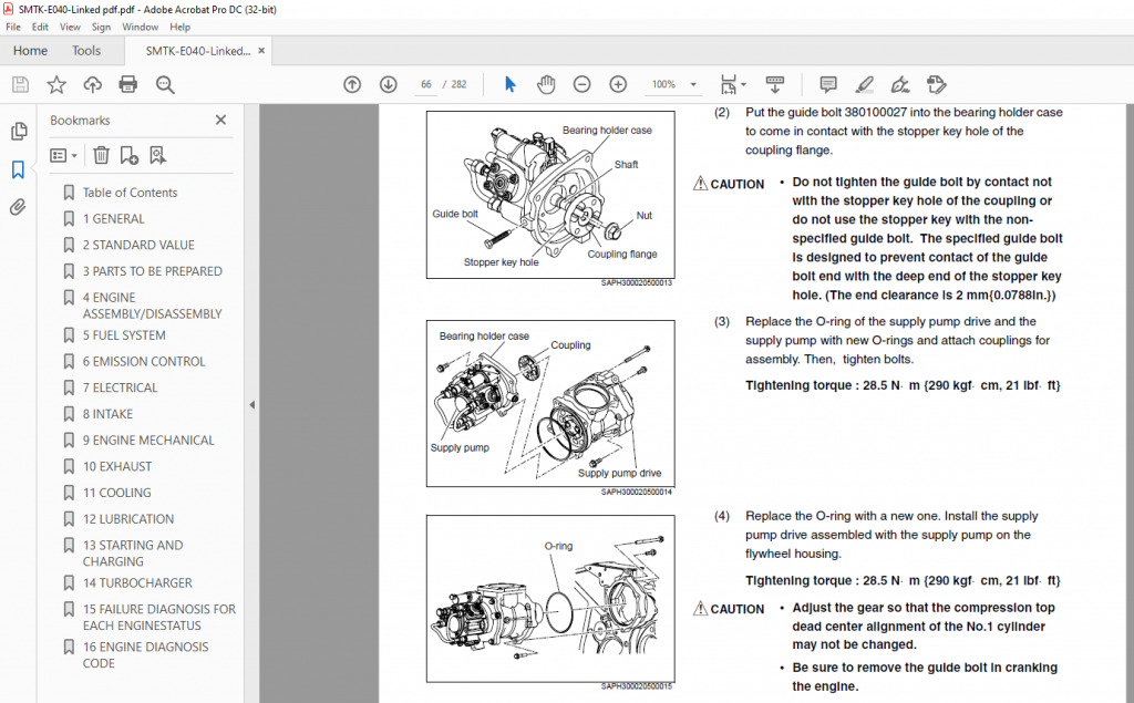 KOBELCO HINO J08E-T DIESEL ENGINE WORKSHOP MANUAL - PDF DOWNLOAD ...