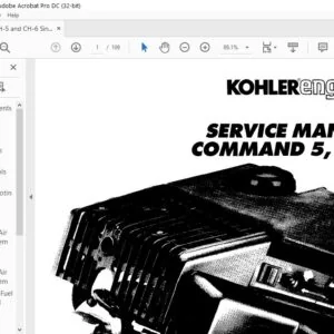 KOHLER ENGINE COMMAND 5 6 HP SERVICE MANUAL