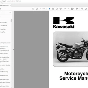 Kawasaki ER-5 Motorcycle Service Manual - PDF DOWNLOAD