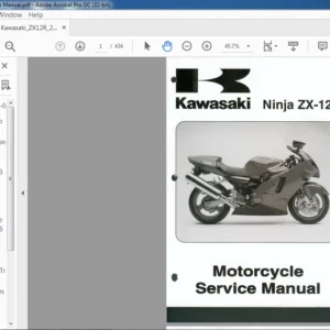 Kawasaki Ninja ZX-12R Motorcycle Service Manual - PDF DOWNLOAD