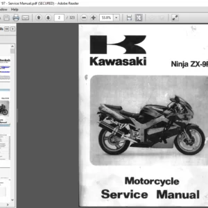 Kawasaki Ninja ZX-9R Motorcycle Service Manual - PDF DOWNLOAD
