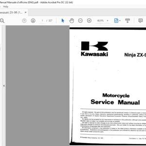 Kawasaki Ninja ZX-9R Motorcycle Service Manual - PDF DOWNLOAD