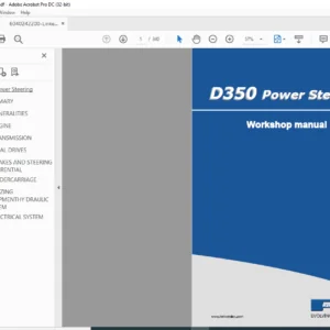 Kobelco Dozer D350 Power Steering Workshop Manual - PDF DOWNLOAD