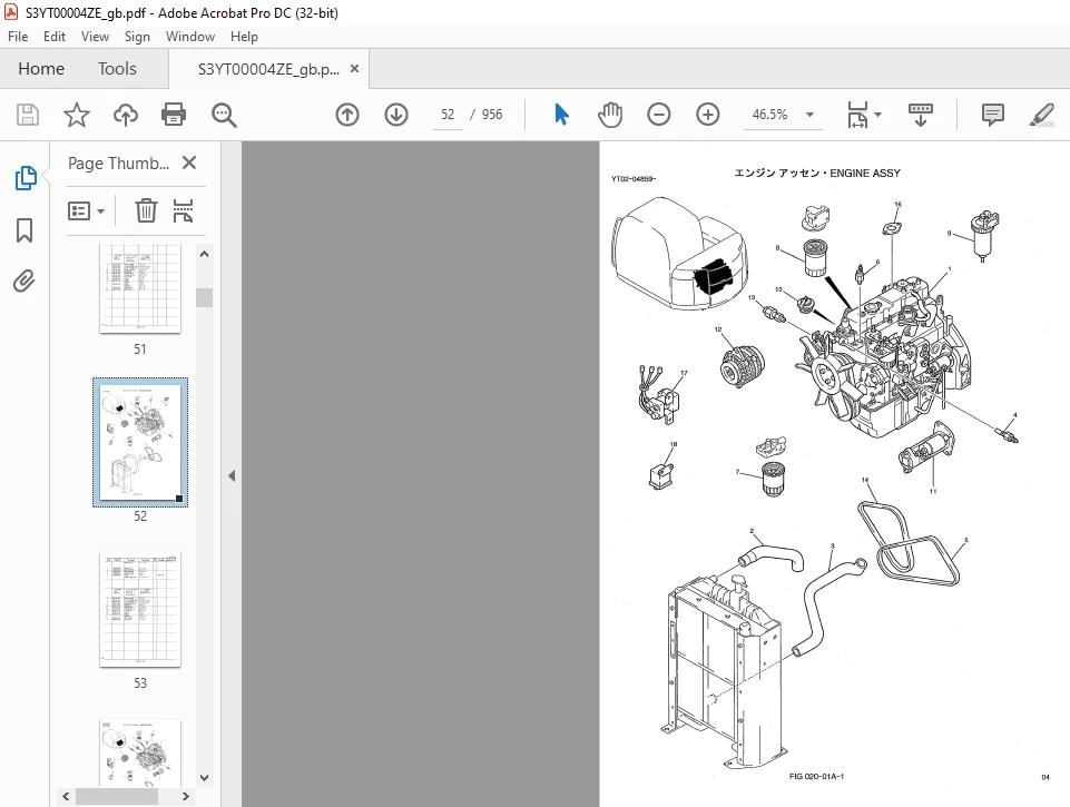 Kobelco K70SR-1E Hydraulic Excavators Parts Manual - PDF DOWNLOAD - Image 4