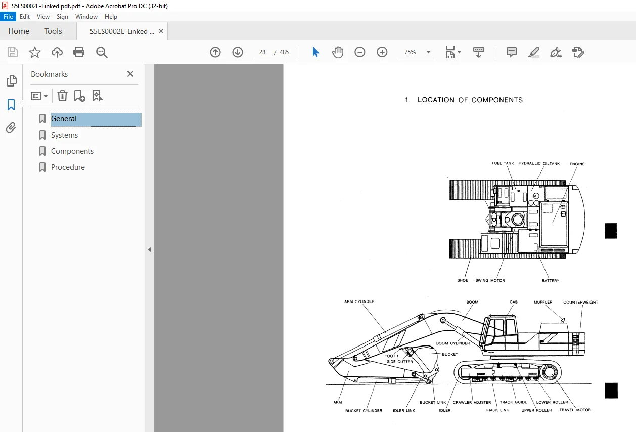 Kobelco K916 II K916LC II Hydraulic Excavator Service Manual - PDF DOWNLOAD - Image 4
