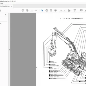 Kobelco MD200C Hydraulic Excavator Service Manual - PDF DOWNLOAD