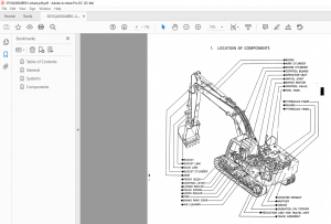 Kobelco MD200C Hydraulic Excavator Service Manual - PDF DOWNLOAD ...