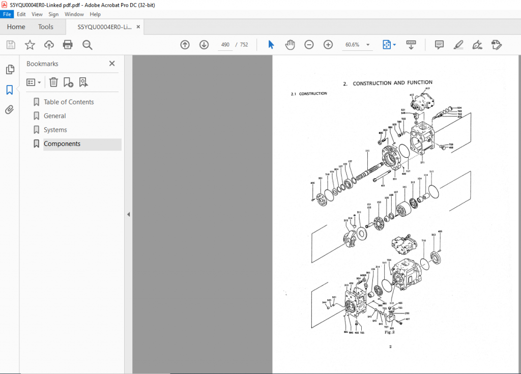 Kobelco MD200C Hydraulic Excavator Service Manual - PDF DOWNLOAD ...