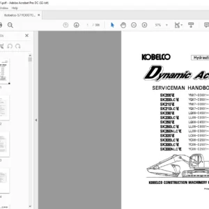 Kobelco SK200LC VI SK210LC SK230LC SK250LC SK320 SK330NLC VI Excavator Serviceman Handbook