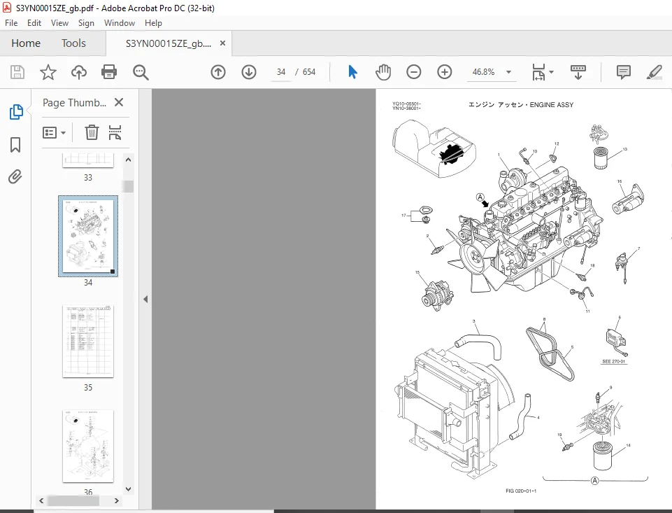 Kobelco SK210-6ES SK210LC-6ES Hydraulic Excavators Parts Manual - PDF DOWNLOAD - Image 4
