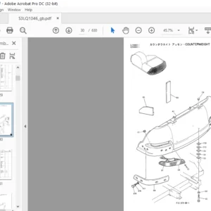 Kobelco SK220 SK220LC MARK V SUPER Hydraulic Excavators Parts Manual - PDF DOWNLOAD