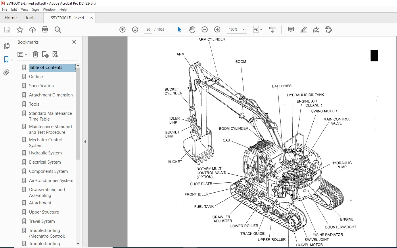 Kobelco SK235SR SK235SR LC Hydraulic Excavator Service Manual - PDF DOWNLOAD - Image 4