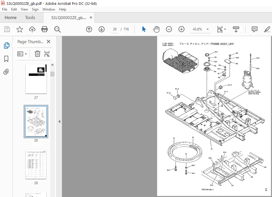 Kobelco SK250LC SK250NLC MARK VI Hydraulic Excavators Parts Manual - PDF DOWNLOAD - Image 4