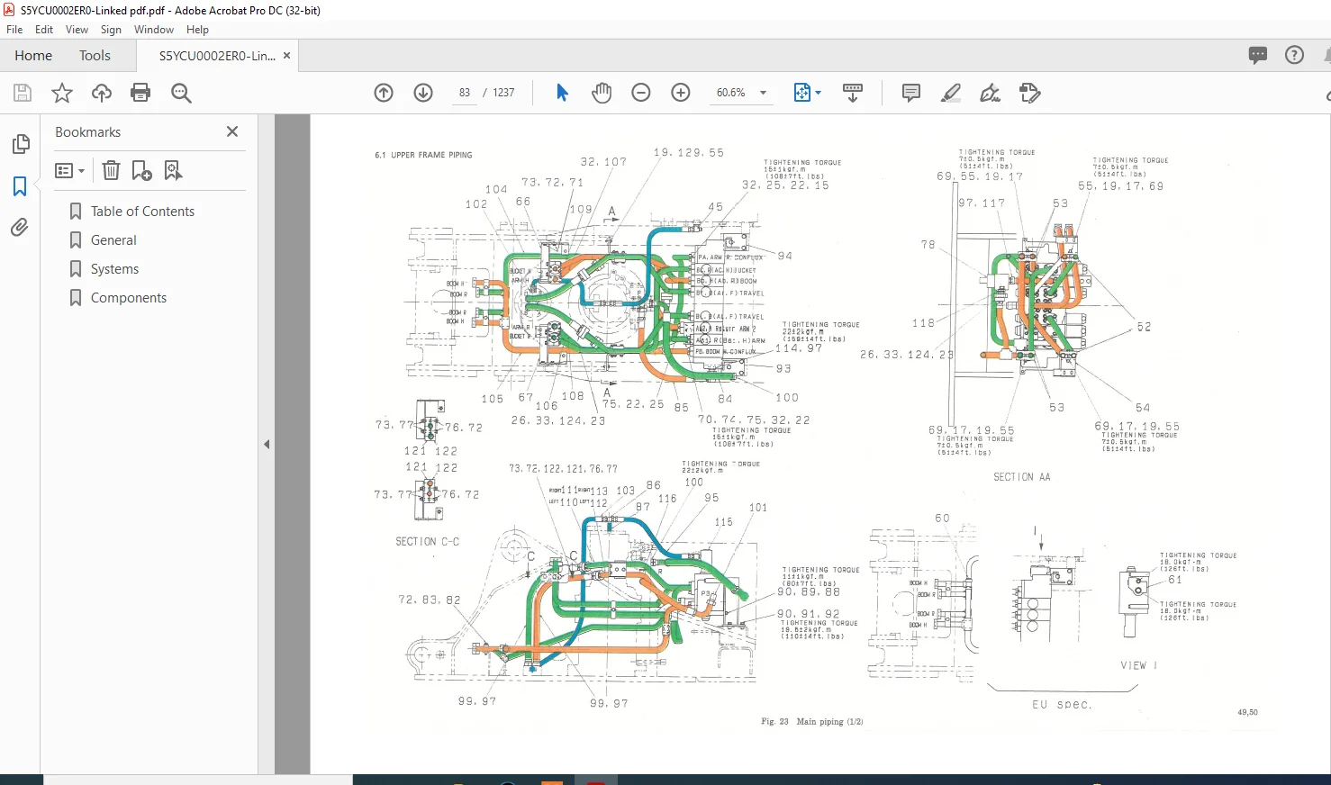 Kobelco SK300 SK300LC Hydraulic Excavator Service Manual - PDF DOWNLOAD - Image 4