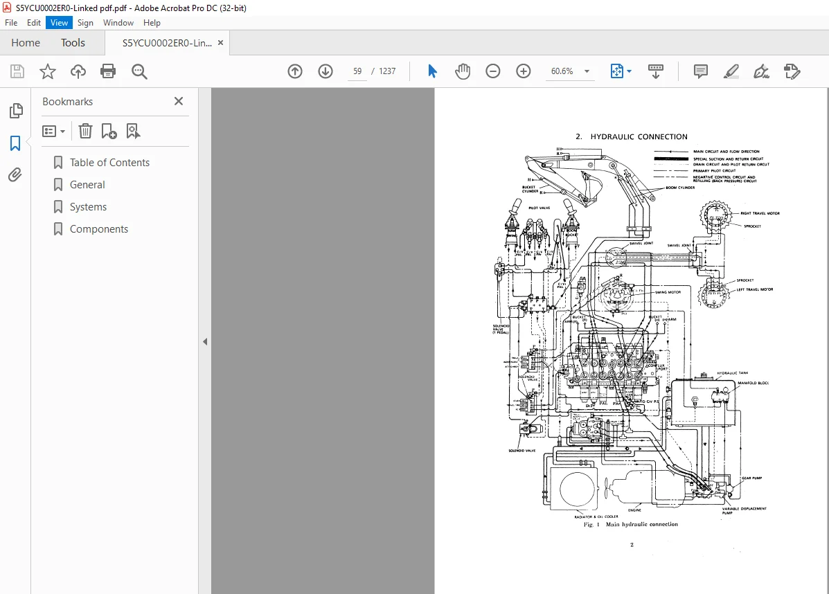 Kobelco SK300 SK300LC Hydraulic Excavator Service Manual - PDF DOWNLOAD - Image 2