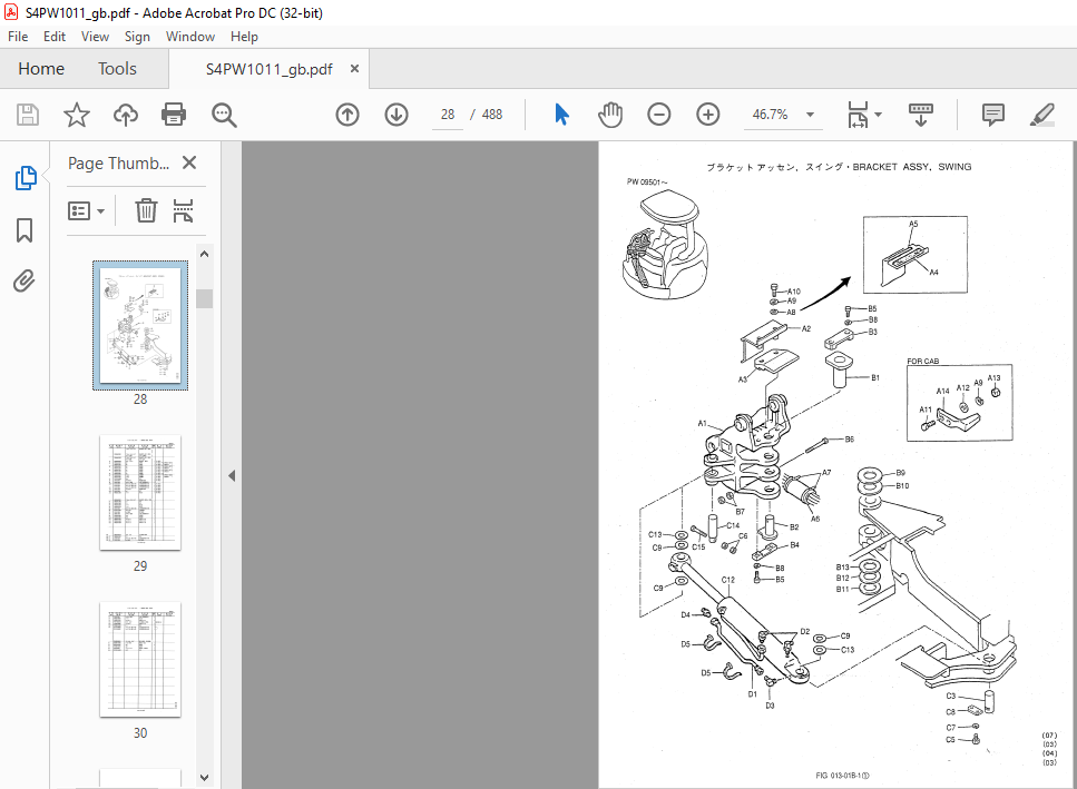 Kobelco SK30SR Hydraulic Excavators Parts Manual - PDF DOWNLOAD ...