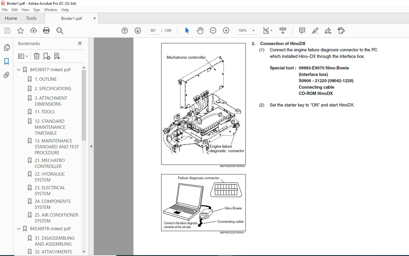 Kobelco SK350-9 Tier 4 Hydraulic Excavator Service Manual - PDF DOWNLOAD - Image 3