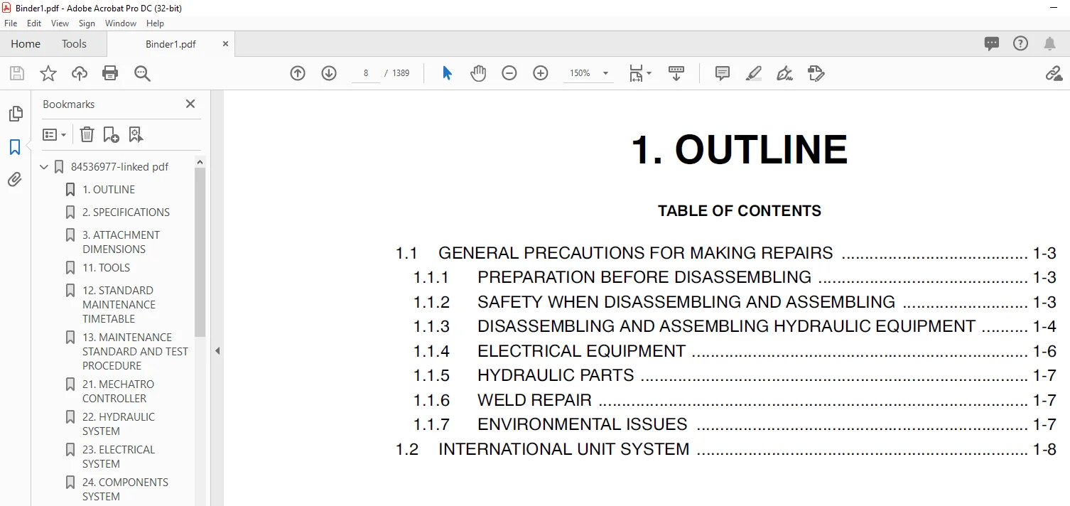 Kobelco SK350-9 Tier 4 Hydraulic Excavator Service Manual - PDF DOWNLOAD - Image 4