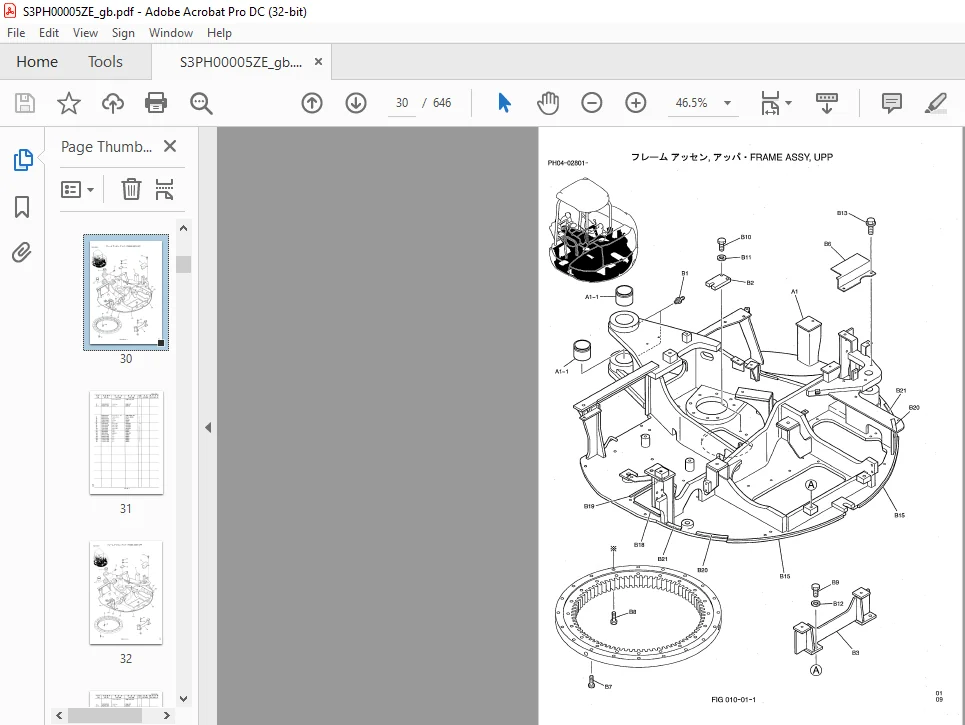 Kobelco SK40SR-2 SK45SR-2 Hydraulic Excavators Parts Manual - PDF DOWNLOAD - Image 4