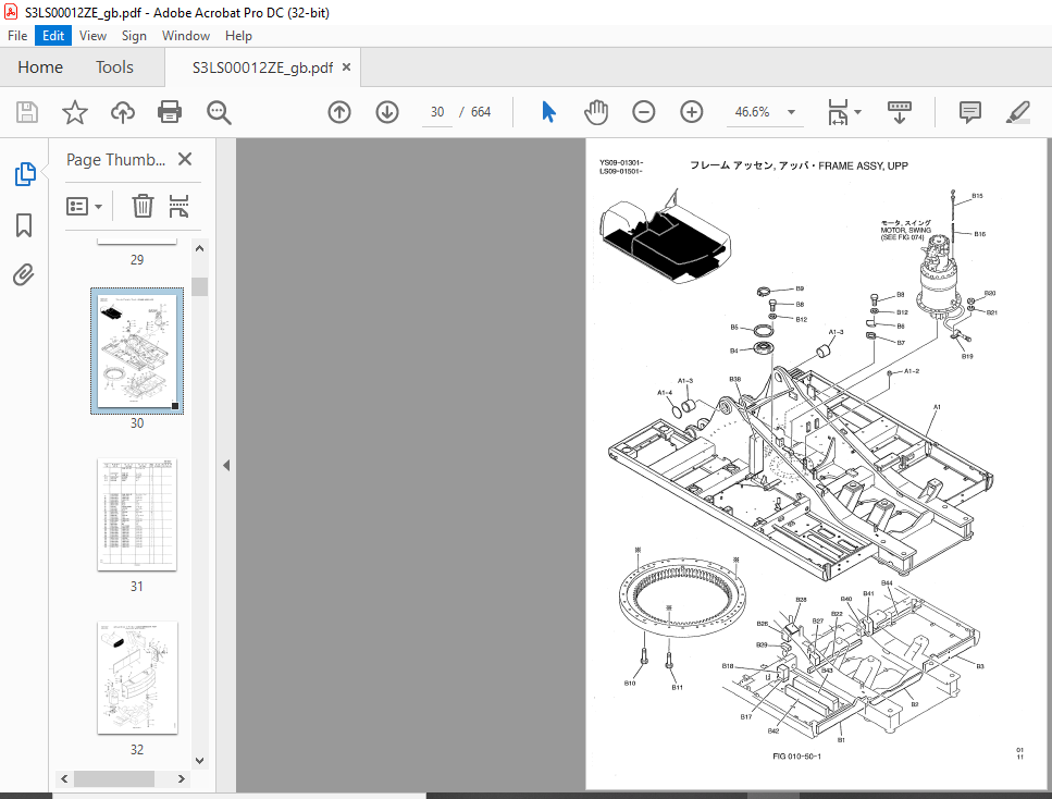 Kobelco SK480-6S SK480LC-6S Hydraulic Excavator Parts Manual - PDF ...