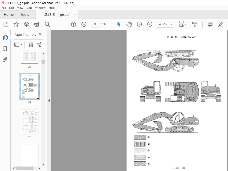 Kobelco SK60v Hydraulic Excavators Parts Manual - PDF DOWNLOAD - Image 4