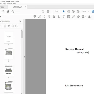 LG LS40 LS50 Electronics Service Manual - PDF DOWNLOAD