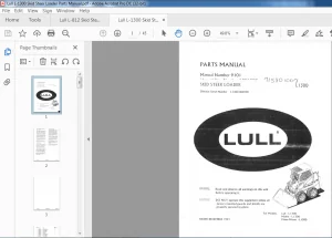 Lull L-1300 Skid Steer Loader Parts Manual - PDF DOWNLOAD