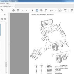 Lull L32 L36 Parts Manual - PDF DOWNLOAD