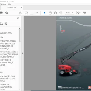 Manitou 280 TJ Manual de reparo - PDF DOWNLOAD ( PORTUGUESE )