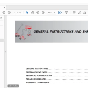 Manitou Aerial Work Platforms 100 SEC 120 SEC 78 SEC Repair Manual - PDF DOWNLOAD