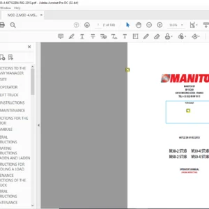 Manitou M30-2 ST3B M30-4 ST3B M50-2 ST3B M50-4 ST3B Operator's Manual - PDF DOWNLOAD