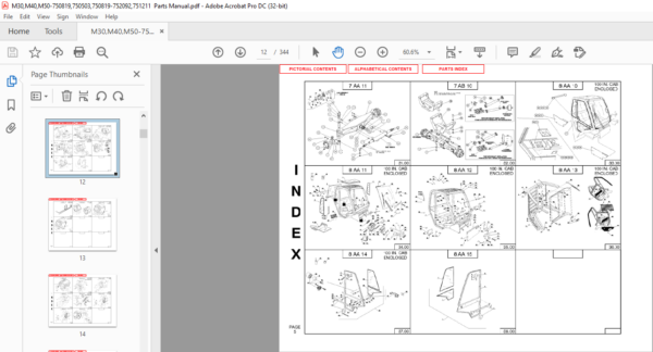 Manitou M30/40/50-2 H/L M30/40/50-4 H/L Parts Manual - PDF DOWNLOAD ...