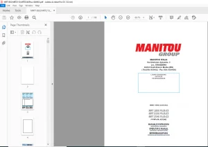 Manitou MRT 1850 PLUS-E3 MRT 2150 PLUS-E3 MRT 2540 PLUS-E3 Operator's Manual - PDF DOWNLOAD