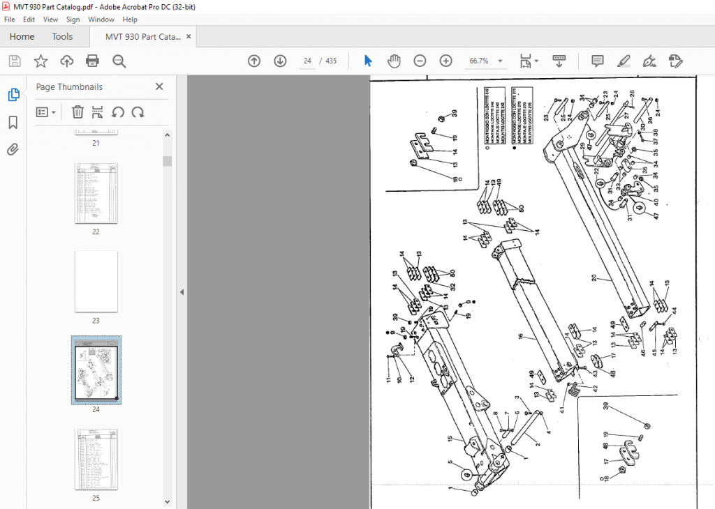 Manitou MVT 930 Parts Catalogue Manual - PDF DOWNLOAD - HeyDownloads ...