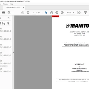 Manitou MVT628 T E3 Operator Manual - PDF DOWNLOAD