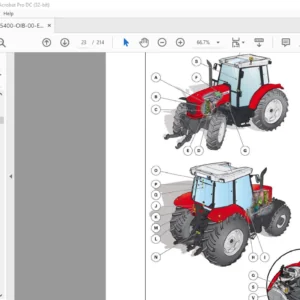 Massey Ferguson MF 5400 Series 5425 5435 5445 5455 5460 5465 5470 5475 5480 Dyna-4 Operator’s Manual