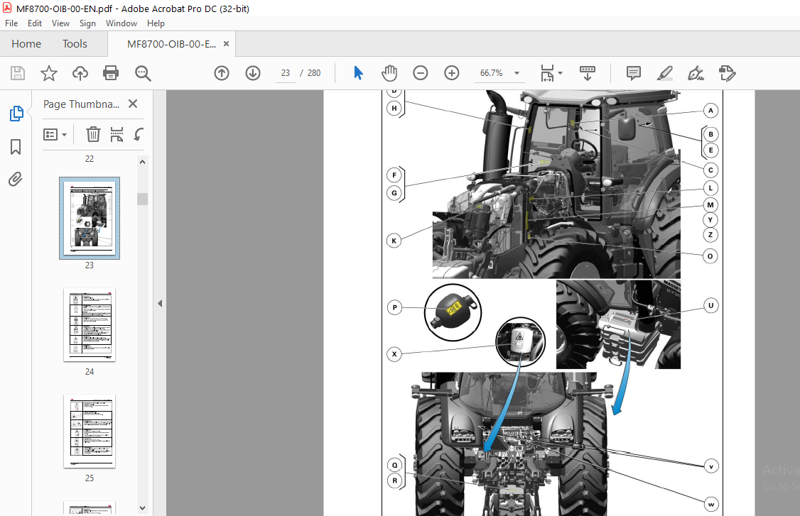 Massey Ferguson Mf 8700 Series 8730 8732 8735 8737 Efficient And Exclusive Operator’s Manual Pdf