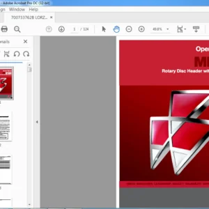 Massey Ferguson MF9183 Disc Header Roll Conditioner Operator Manual – PDF DOWNLOAD