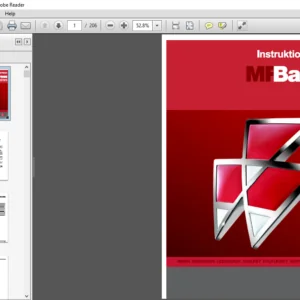 Massey Ferguson MFBalpress 1840 1840 CE Fyrkantsbalspress Instruktionsbok Forare (Swedish)