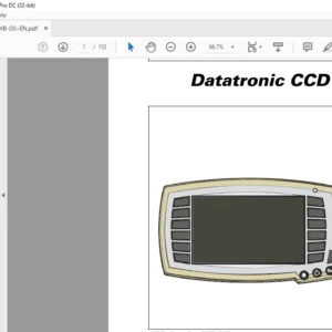 Massey Ferguson SA Datatronic CCD Operator Instruction Manual – PDF DOWNLOAD
