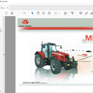Massey Ferguson SA MF 6400 Series 6445-6480 Repair Time Schedule Manual – PDF DOWNLOAD