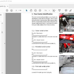 Massey Ferguson SA MF400Xtra MF 460 MF 470 & MF 480 Operation Manual – PDF DOWNLOAD