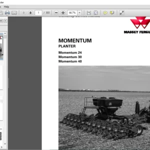 Massey Ferguson SA Momentum Planter Momentum 24 Momentum 30 Momentum 40 Service Manual PDF DOWNLOAD