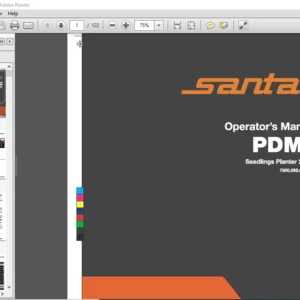 Massey Ferguson Santal PDM2 Seedings Planter 2 Operator's Manual - PDF DOWNLOAD