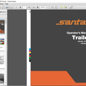 Massey Ferguson Santal VT6 SC VT10 SC Operator’s Manual – PDF DOWNLOAD