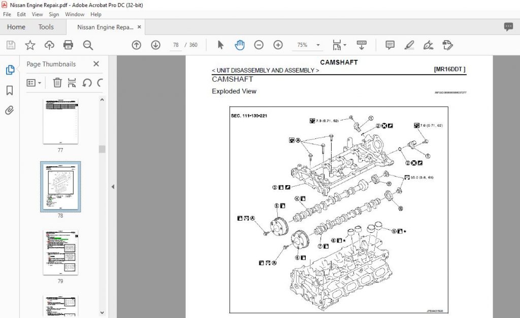 NISSAN ENGINE REPAIR MANUAL - HeyDownloads - Manual Downloads