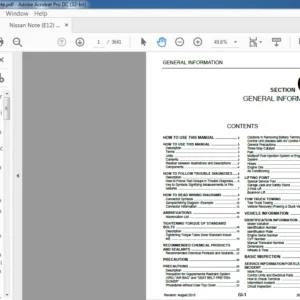 NISSAN NOTE N12 COMPLETE SERVICE MANUAL